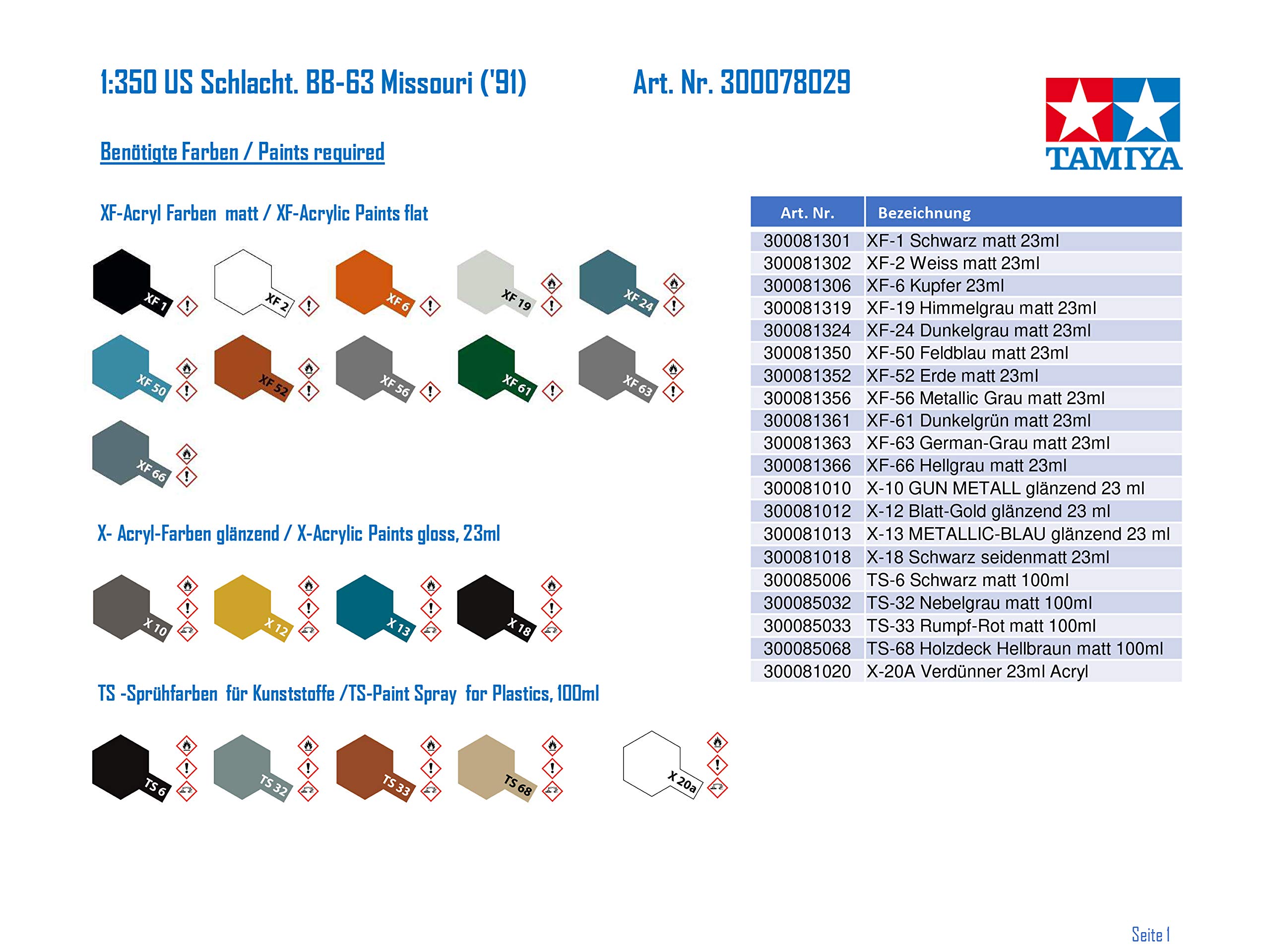 tamiya-1-350-ship-bb-63-missouri-91-schlachtschiff-bausatz image 4