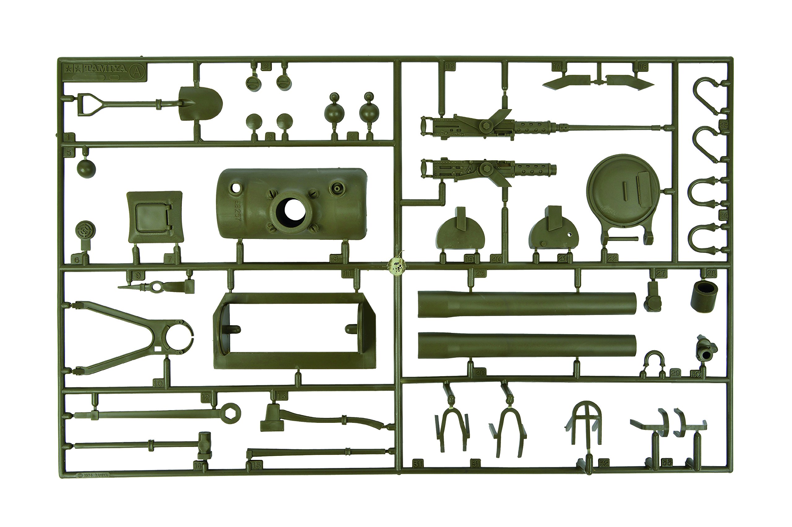 tamiya-m4-sherman-a-teile-werkzeug-1-16-56014 image 1