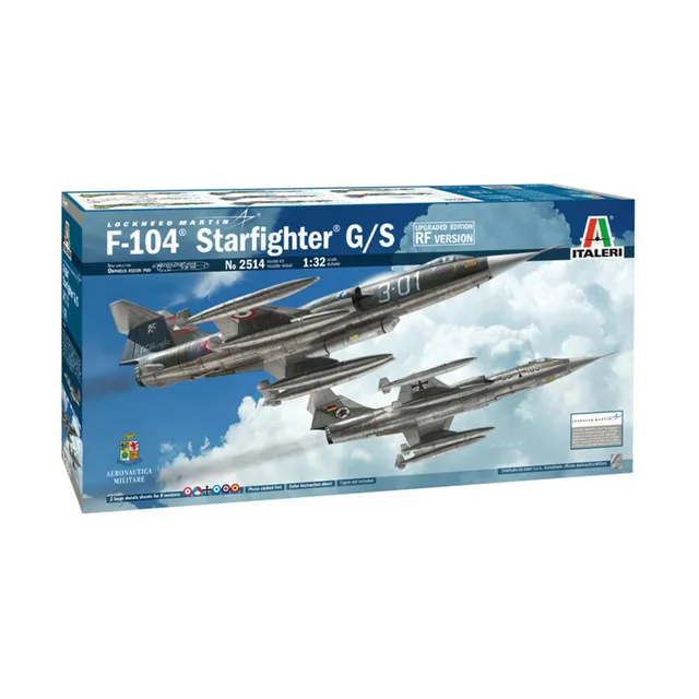 italeri-f-104g-starfighter-flugzeug-bausatz-1-32-rf-104g image 1