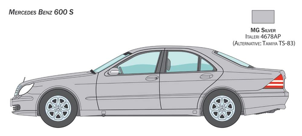 italeri-mercedes-benz-600s-1-24-auto-modellbausatz image 4