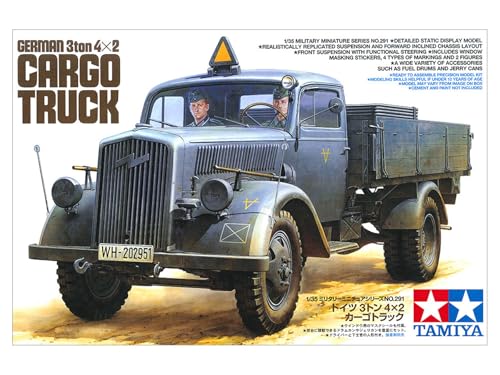 tamiya-35291-deutscher-transport-lkw-3t-truckbausatz-1-35-grau image 8