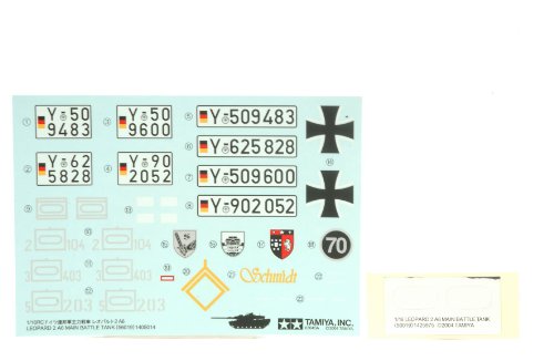 tamiya-tank-leopard-2a6-dekorbogen-aufkleber-56020-zubeh-r image 2