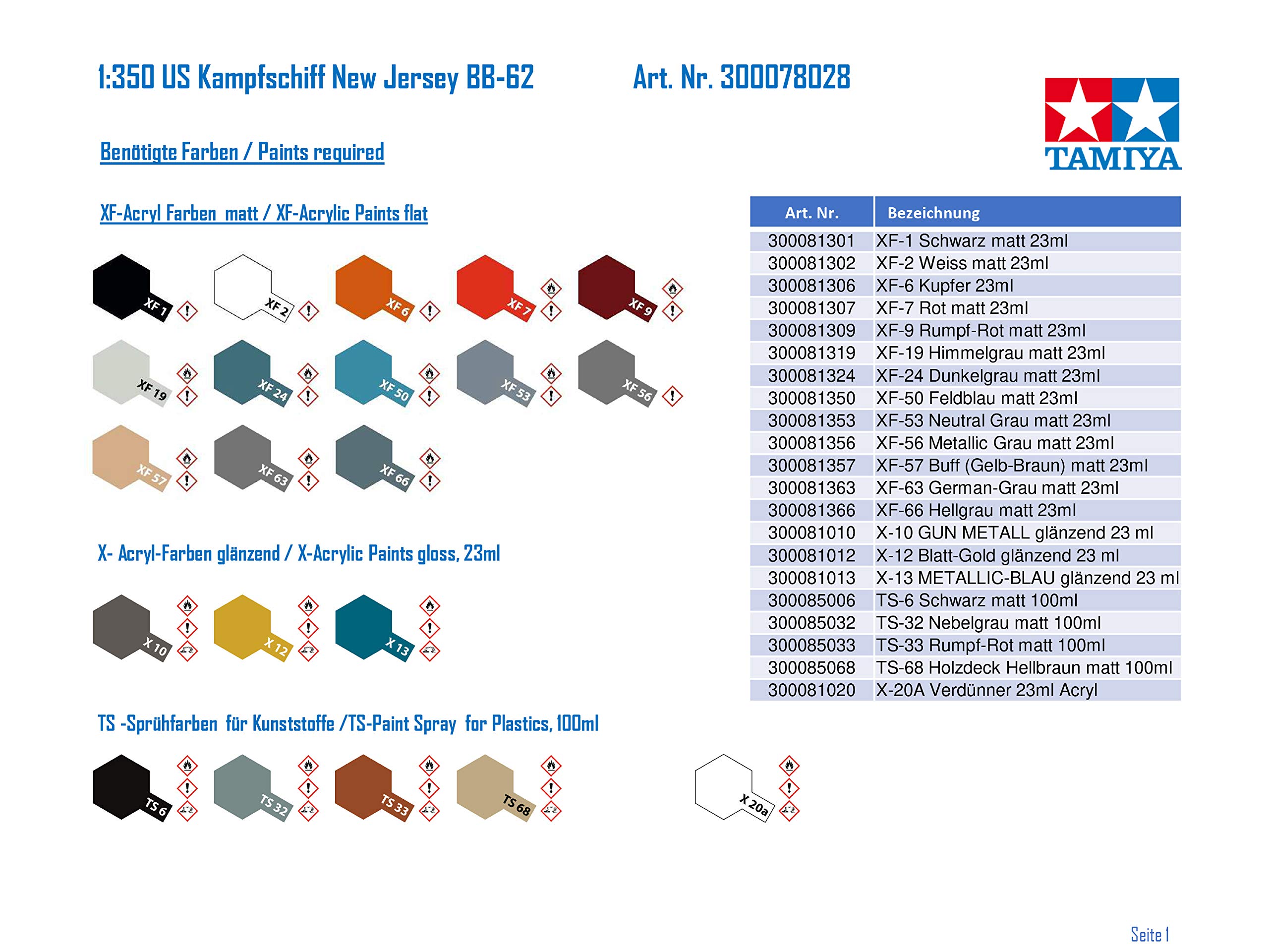 tamiya-ship-new-jersey-bb-62-schiffsmodell-1-350-iowa-klasse image 3