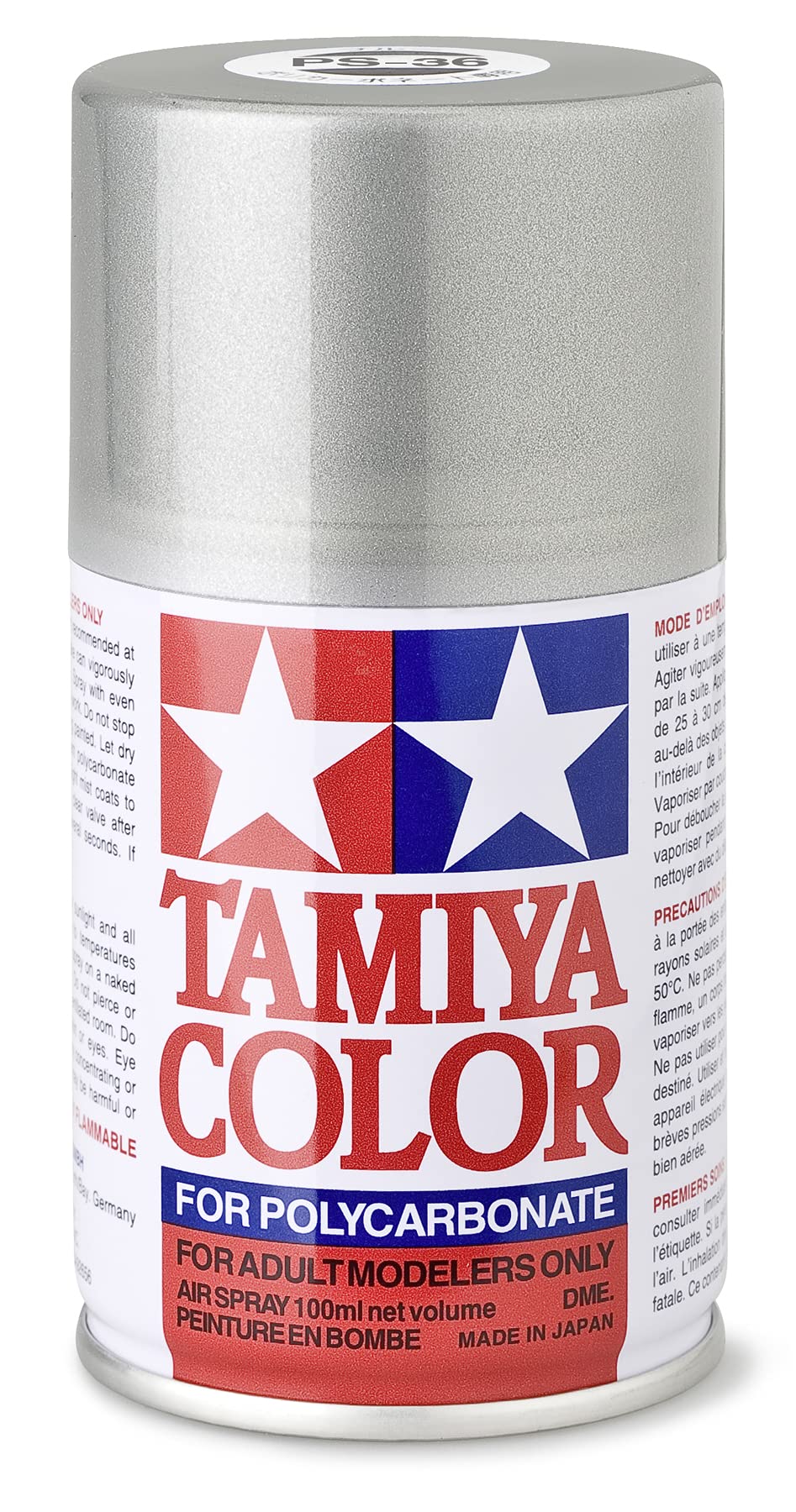 tamiya-ps-36-translucent-silber-spr-hfarbe-100ml-polycarbonat image 1