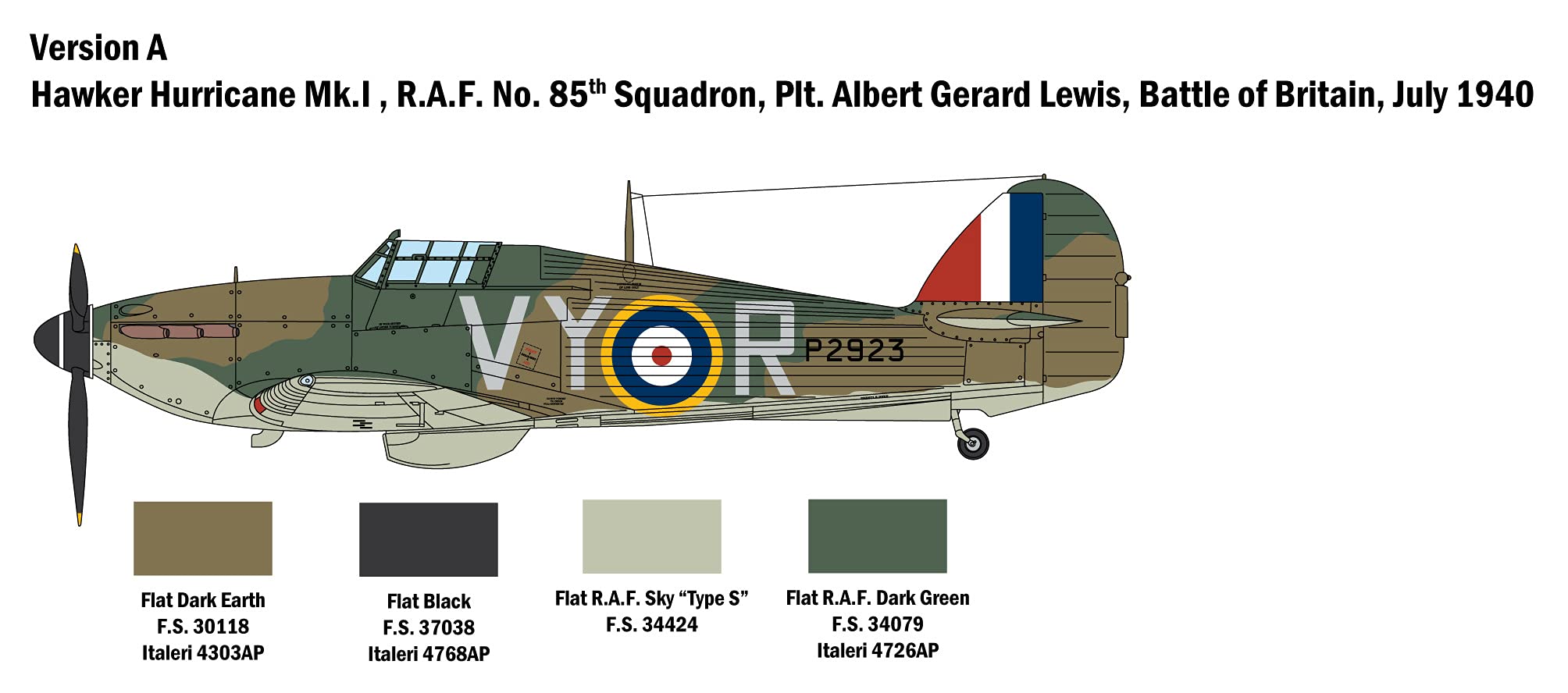 italeri-aircraft-hurricane-mk-i-flugzeugbausatz-1-48 image 3