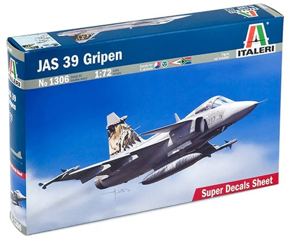 italeri-1306-jas-39-gripen-flugzeug-bausatz-1-72 image 1