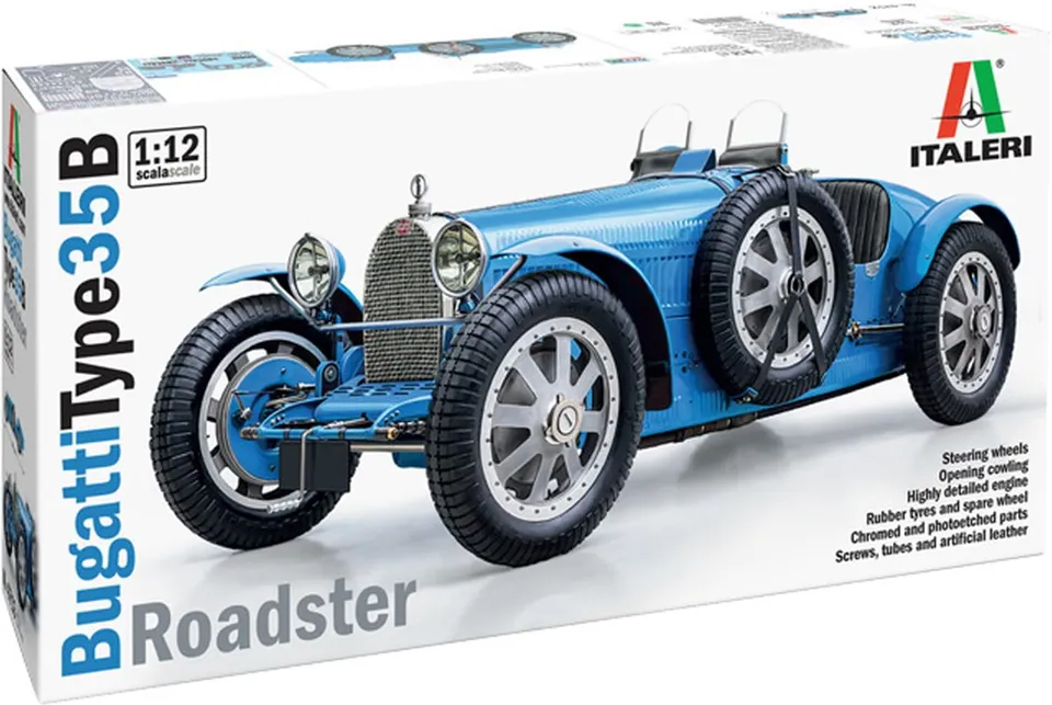 italeri-bugatti-35b-roadster-auto-modellbausatz-1-12-4713 image 1