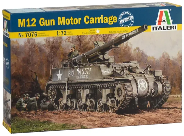 italeri-7076s-us-m12-gmc-howitzer-1-72-bausatz-panzer image 1