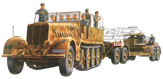 tamiya-35246-sdkfz-9-famo-tieflader-bausatz-1-35 image 1