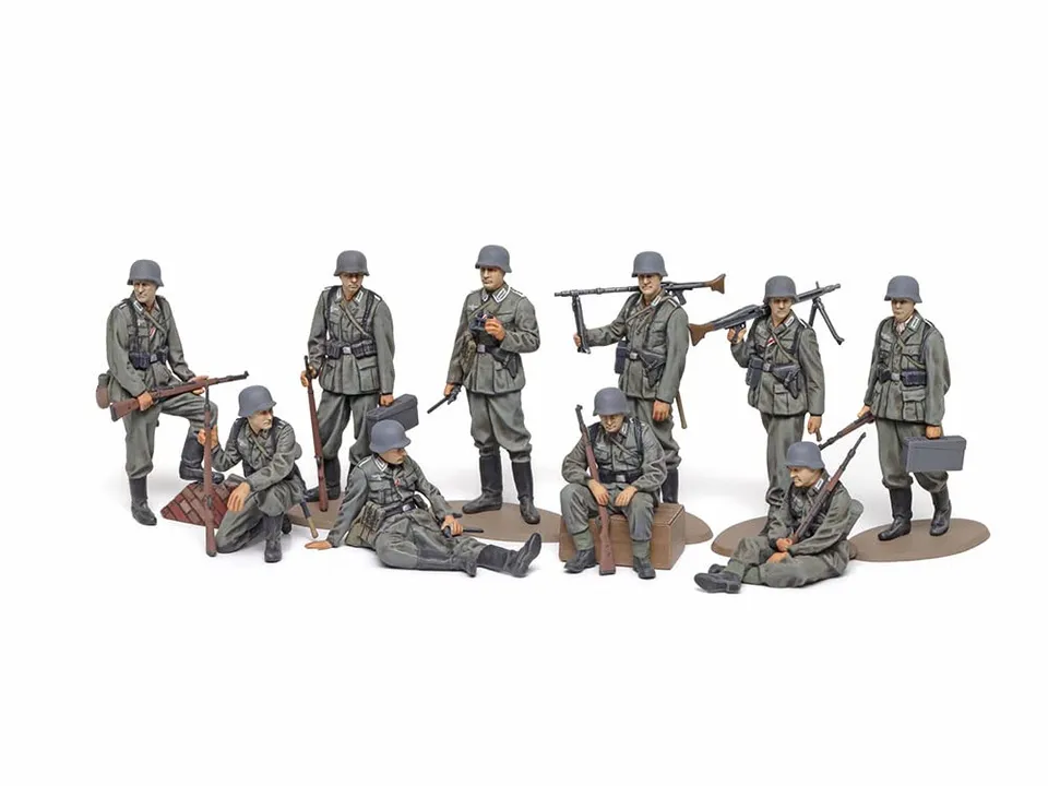 tamiya-deutsche-infanterie-figuren-set-1-48-10-figuren-bausatz image 1