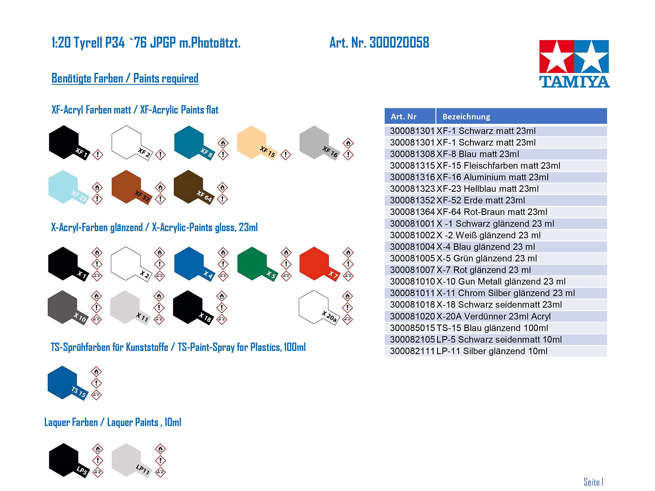 tamiya-grand-prix-formel-1-modellbausatz-1-20-rennwagen-201mm image 3