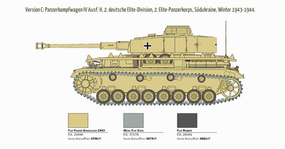italeri-military-vehicles-6578s-panzer-iv-modellbausatz-1-35-unlackiert image 6