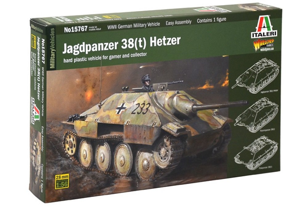 italeri-15767-jagdpanzer-38t-hetzer-1-56-bausatz image 1