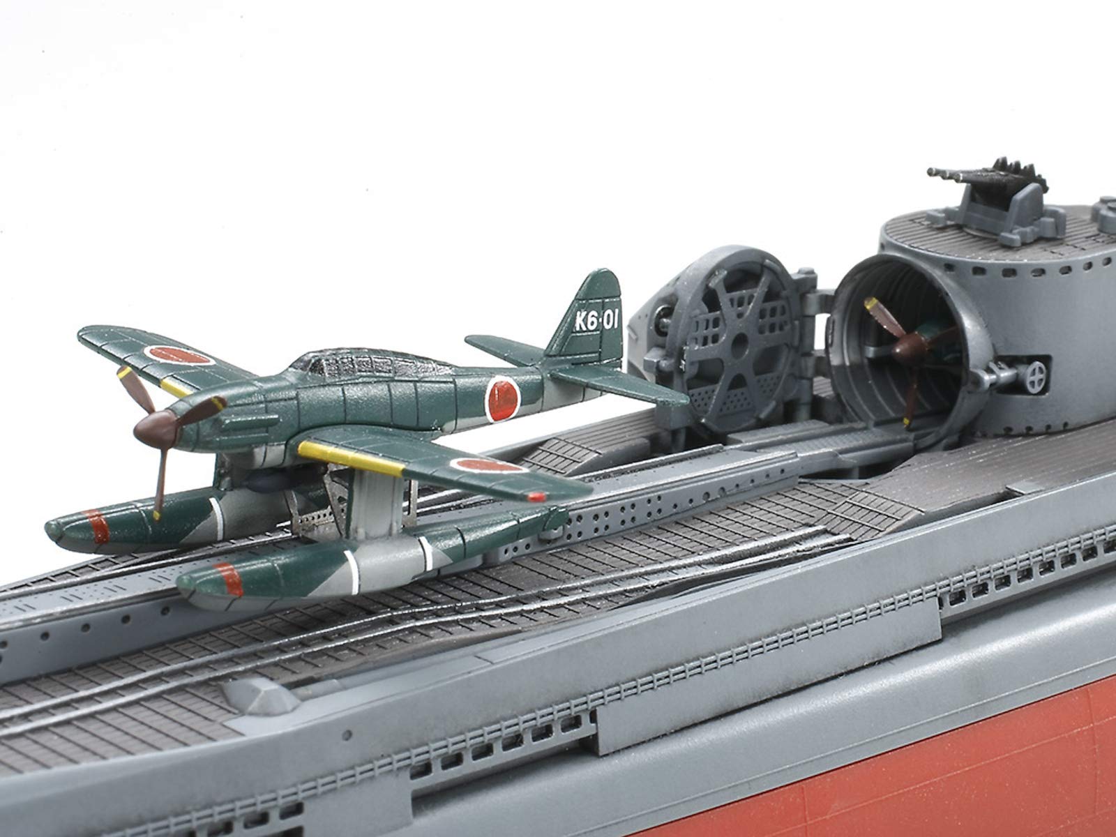 tamiya-1-350-i-400-u-boot-modellbausatz-mit-seiran image 2