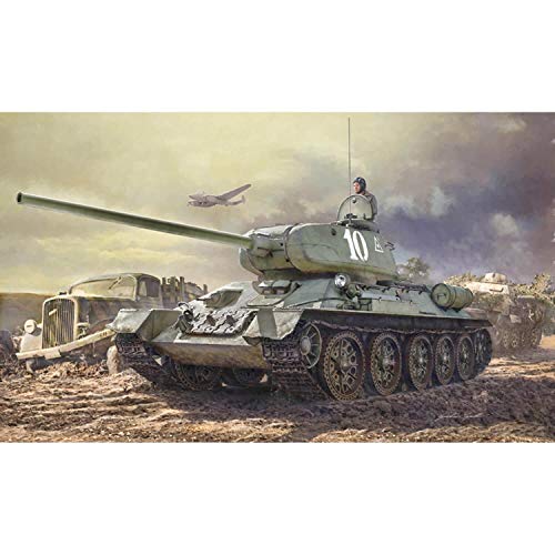 italeri-military-vehicles-6545s-t-34-85-panzermodell-1-35-klebebausatz image 7