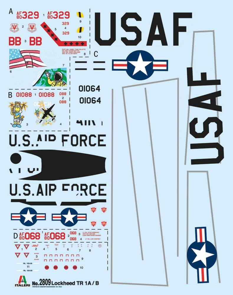 italeri-2809s-lockheed-tr-1a-b-flugzeug-1-48-bausatz image 3