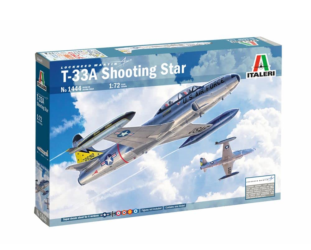 italeri-t-33a-shooting-star-flugzeug-modellbausatz-1-72 image 1