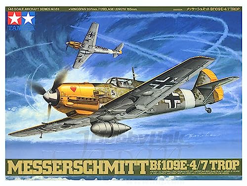 tamiya-61063-messerschmitt-bf-109e-4-7-flugzeugbausatz-1-48 image 6