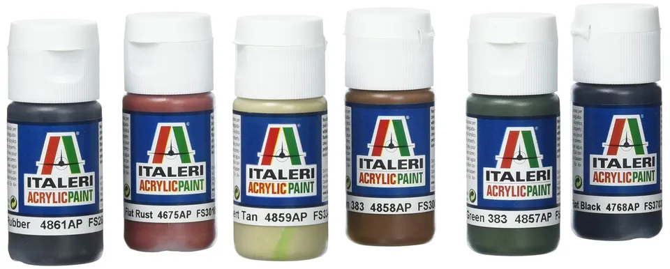 italeri-acryl-set-moderne-milit-rfahrzeuge-6x20ml-farben image 1