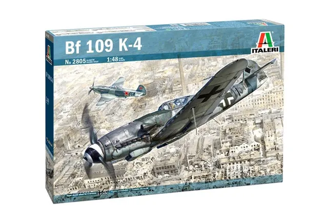 italeri-bf-109-k-4-modellflugzeug-1-48-aircraft-2805 image 1