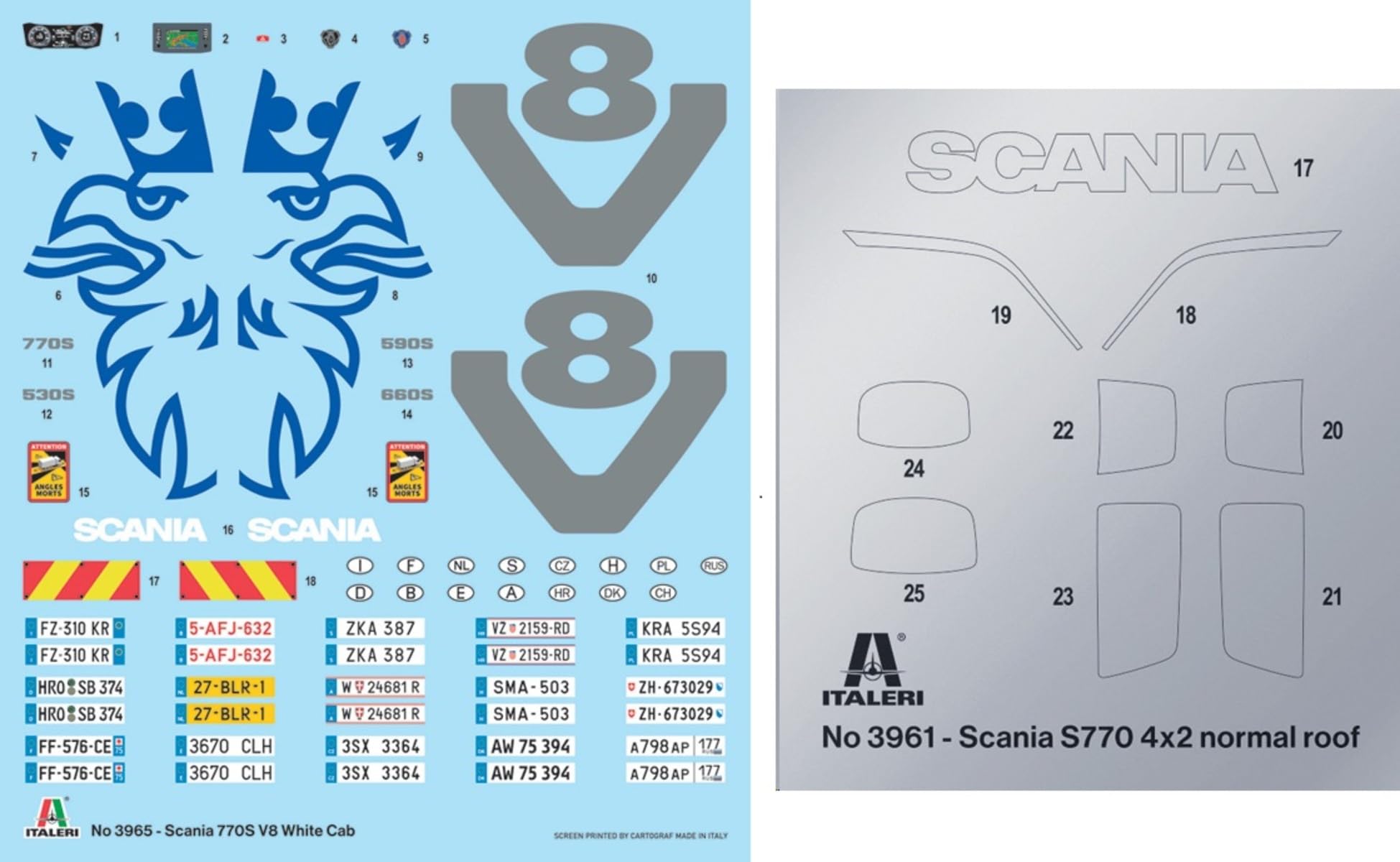 italeri-3965-scania-770-s-v8-white-cab-1-24-plastikbausatz image 3