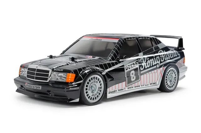 tamiya-58752-mercedes-190e-evo-ii-rc-auto-1-10-tt-02 image 1