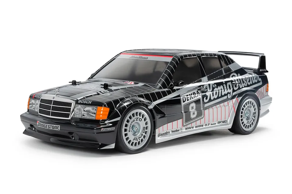 tamiya-58752-mercedes-190e-evo-ii-rc-auto-1-10-tt-02 image 1