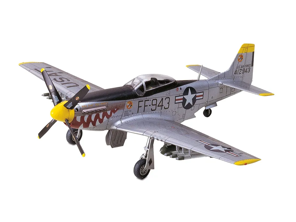 tamiya-60754-f-51d-mustang-flugzeugmodell-1-72-unlackiert image 1
