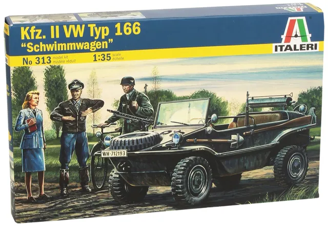 italeri-vw-schwimmwagen-typ-166-modellbausatz-1-35-nr-313 image 1
