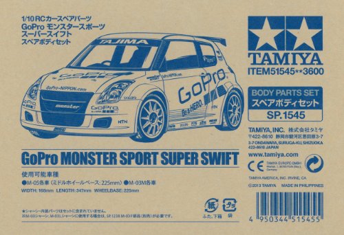 tamiya-gopro-monster-sport-swift-karosserie-satz-300051545-lexan image 4