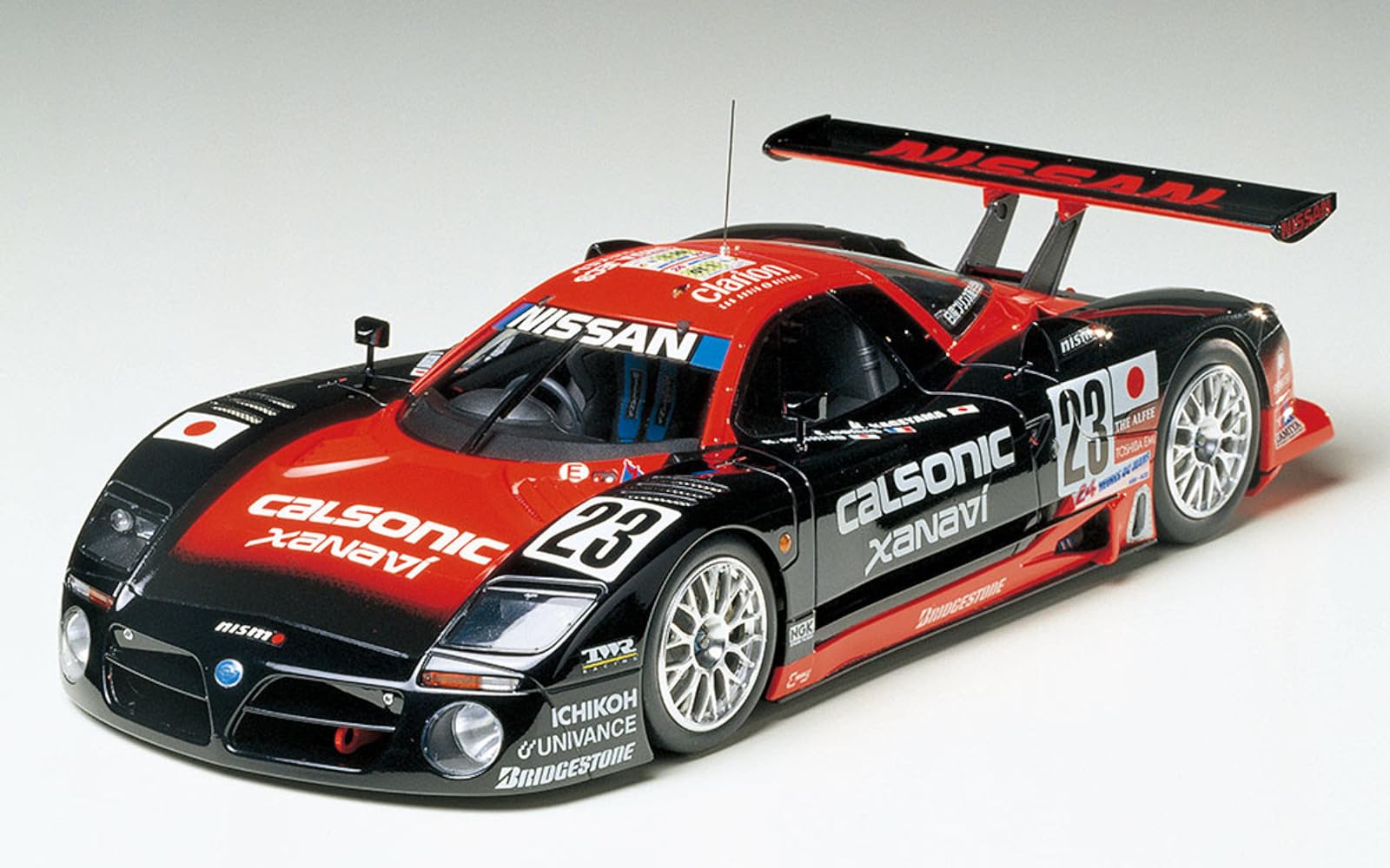 tamiya-1-24-sports-car-nissan-r390-gt1-modellbausatz-rot-wei image 2