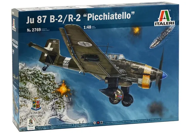 italeri-ju-87-b-2-r-2-stuka-picchiatello-flugzeugbausatz-1-48 image 1