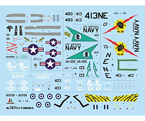 italeri-1411s-a-7e-corsair-ii-flugzeug-1-72 image 6