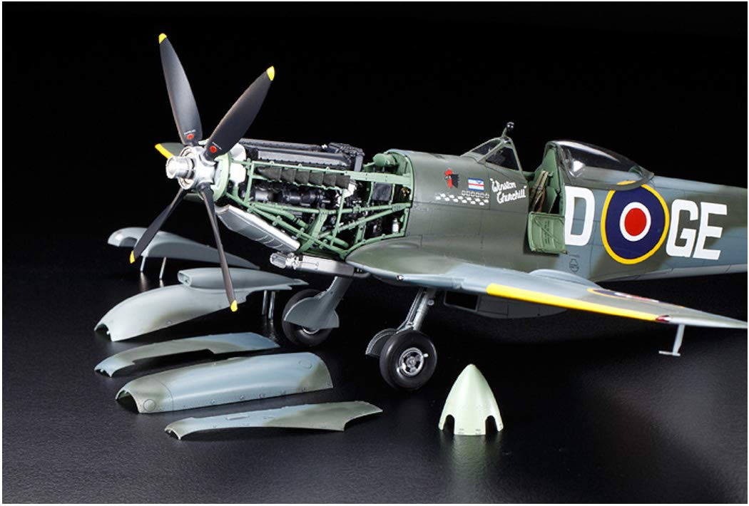 tamiya-spitfire-mk-xvie-1-32-flugzeug-modellbausatz-60321-wwii image 4