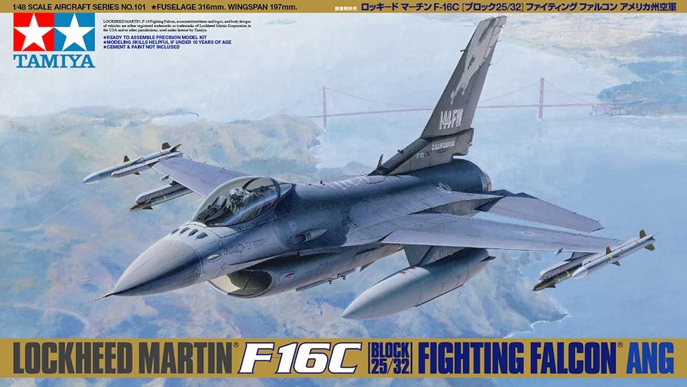 tamiya-f-16c-block-25-32-flugzeug-modellbausatz-1-48-61101 image 3