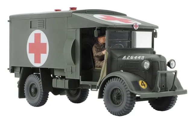 tamiya-32605-brit-2to-4x2-krankenwagen-standmodell-1-48 image 1