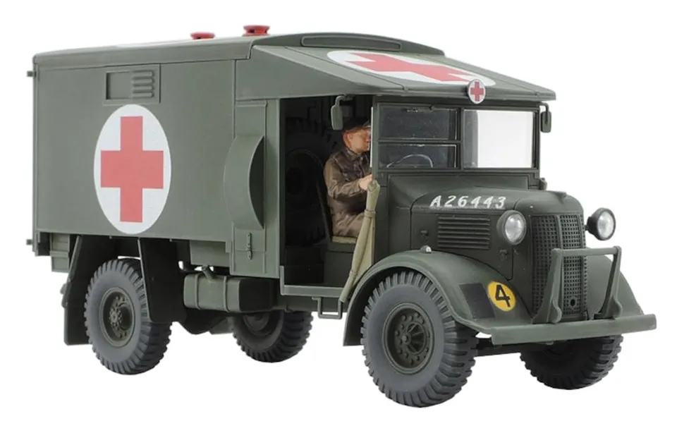 tamiya-32605-brit-2to-4x2-krankenwagen-standmodell-1-48 image 1