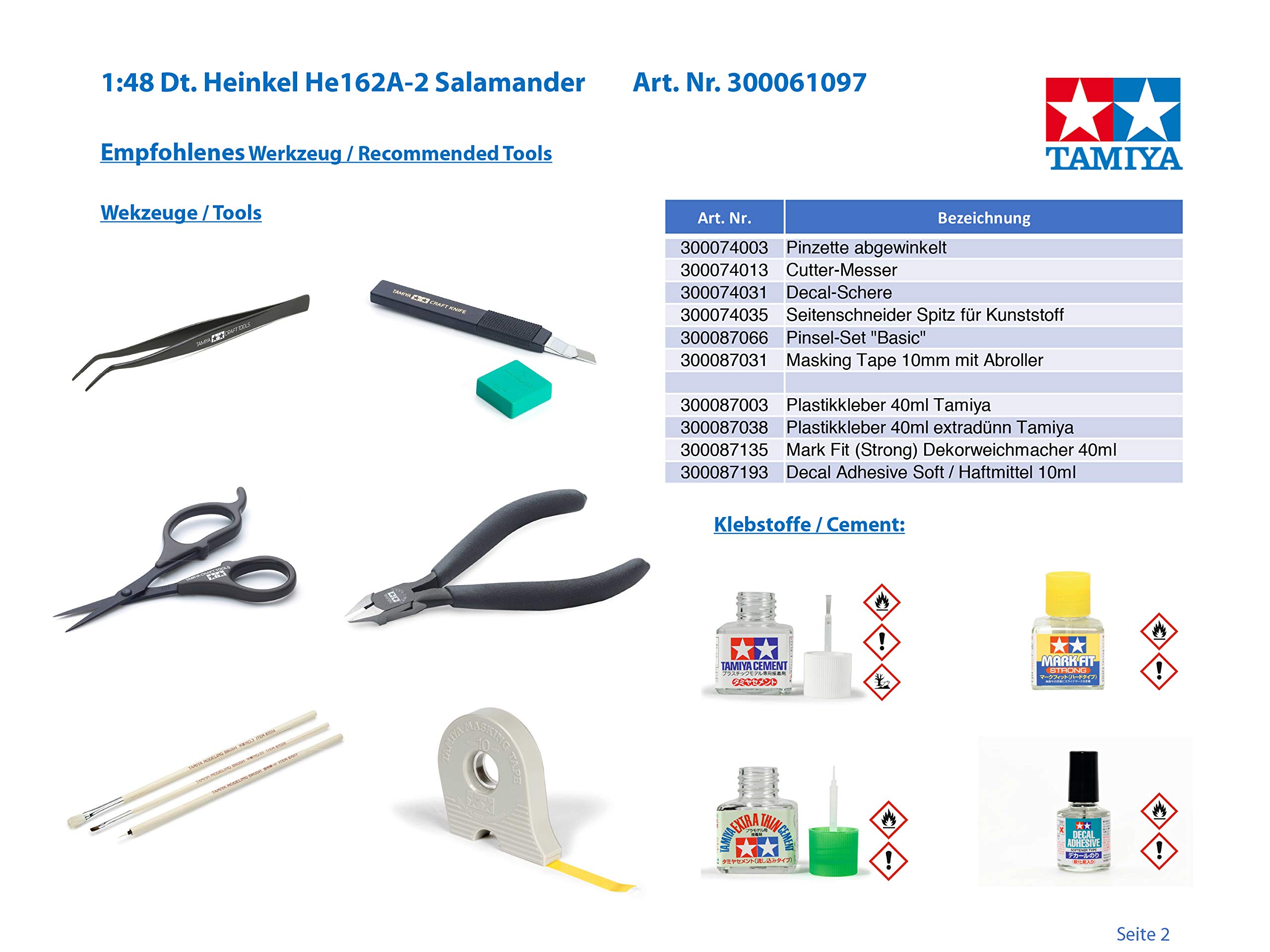 tamiya-61097-heinkel-he162a-2-salamander-flugzeugbausatz image 5