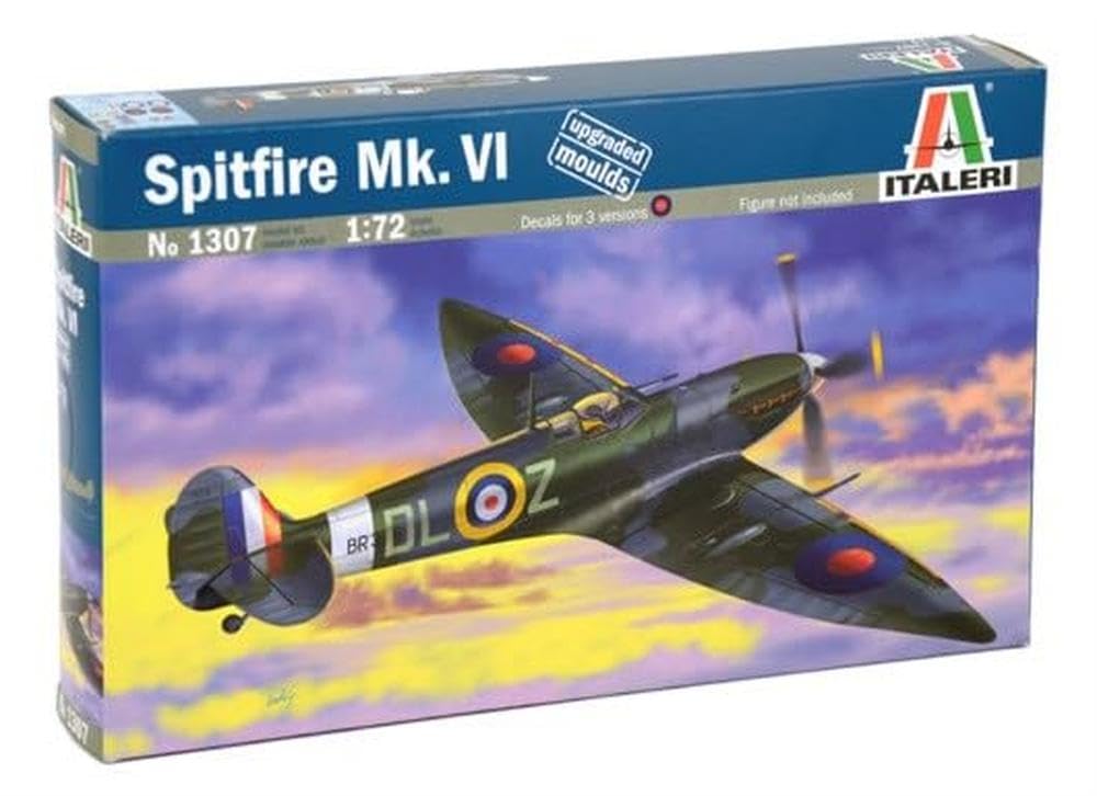 italeri-1307-spitfire-mk-vi-flugzeugmodell-1-72-klebebausatz image 1