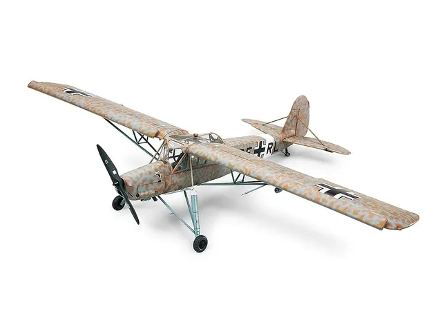 tamiya-fieseler-fi156c-storch-bausatz-1-48-wwii-flugzeug image 1