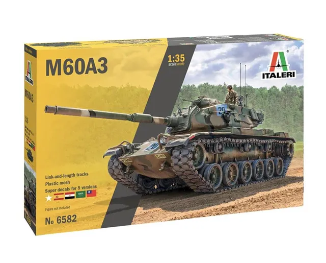 italeri-m60a-3-kampfpanzer-1-35-military-vehicles-bausatz image 1