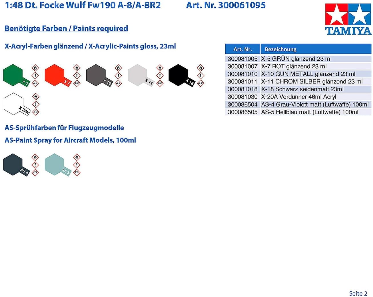 tamiya-focke-wulf-fw190-a-8-r2-1-48-flugzeugmodell image 4