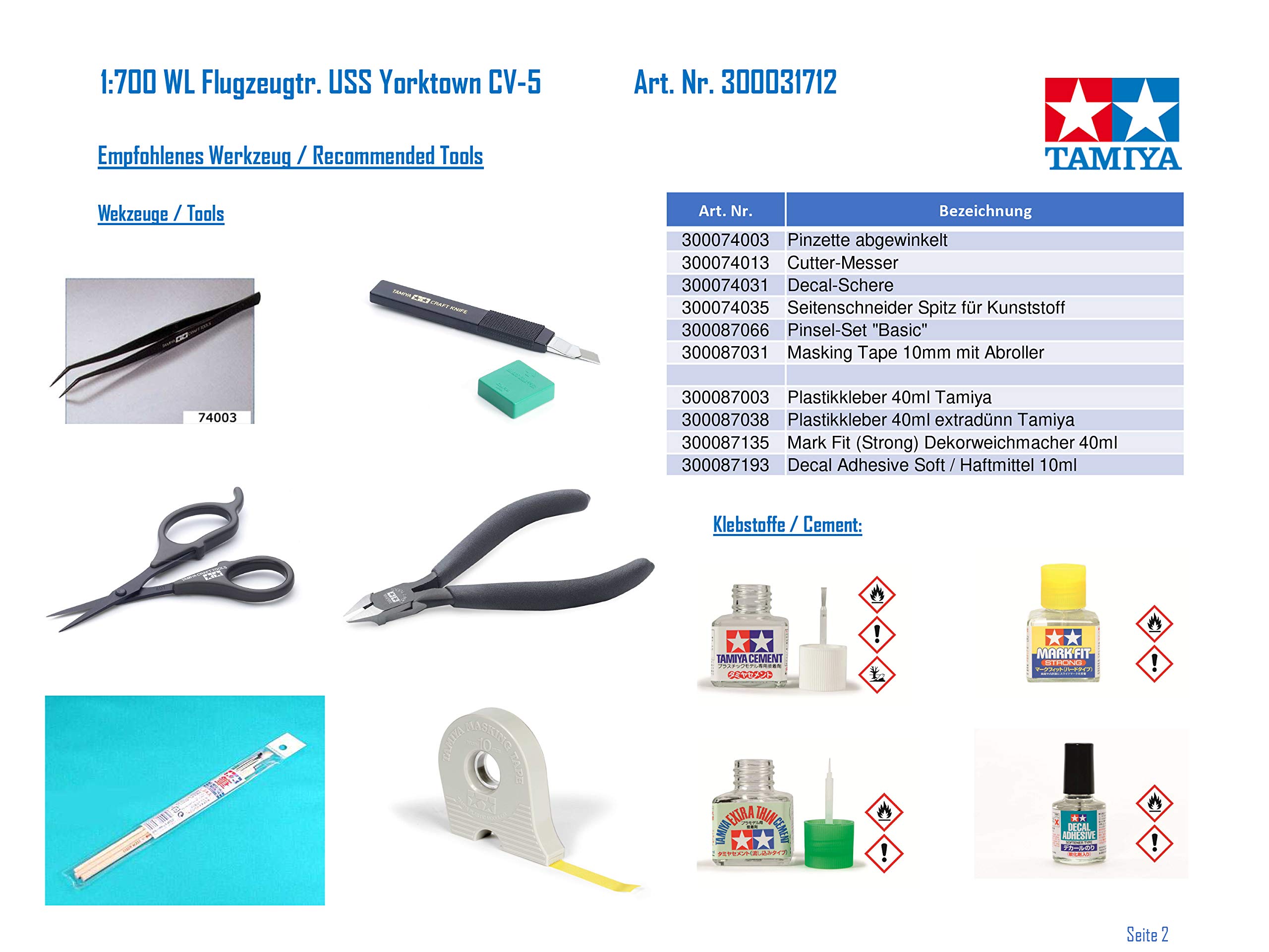 tamiya-uss-yorktown-cv-5-schiffsmodell-1-700-water-line image 5