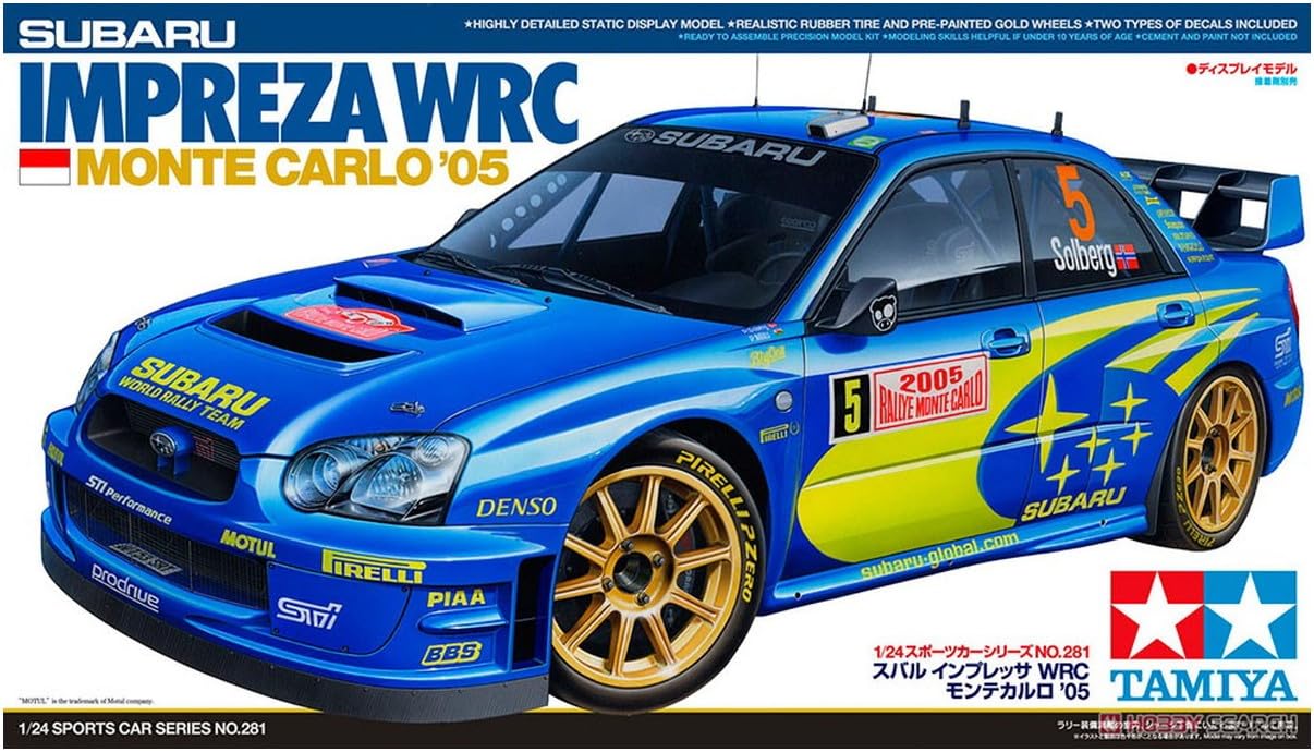 tamiya-24281-subaru-impreza-wrc-2005-bausatz-1-24-gold image 2