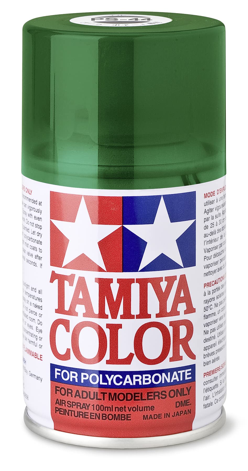 tamiya-ps-44-translucent-gr-n-100ml-spr-hfarbe-polycarbonat image 1