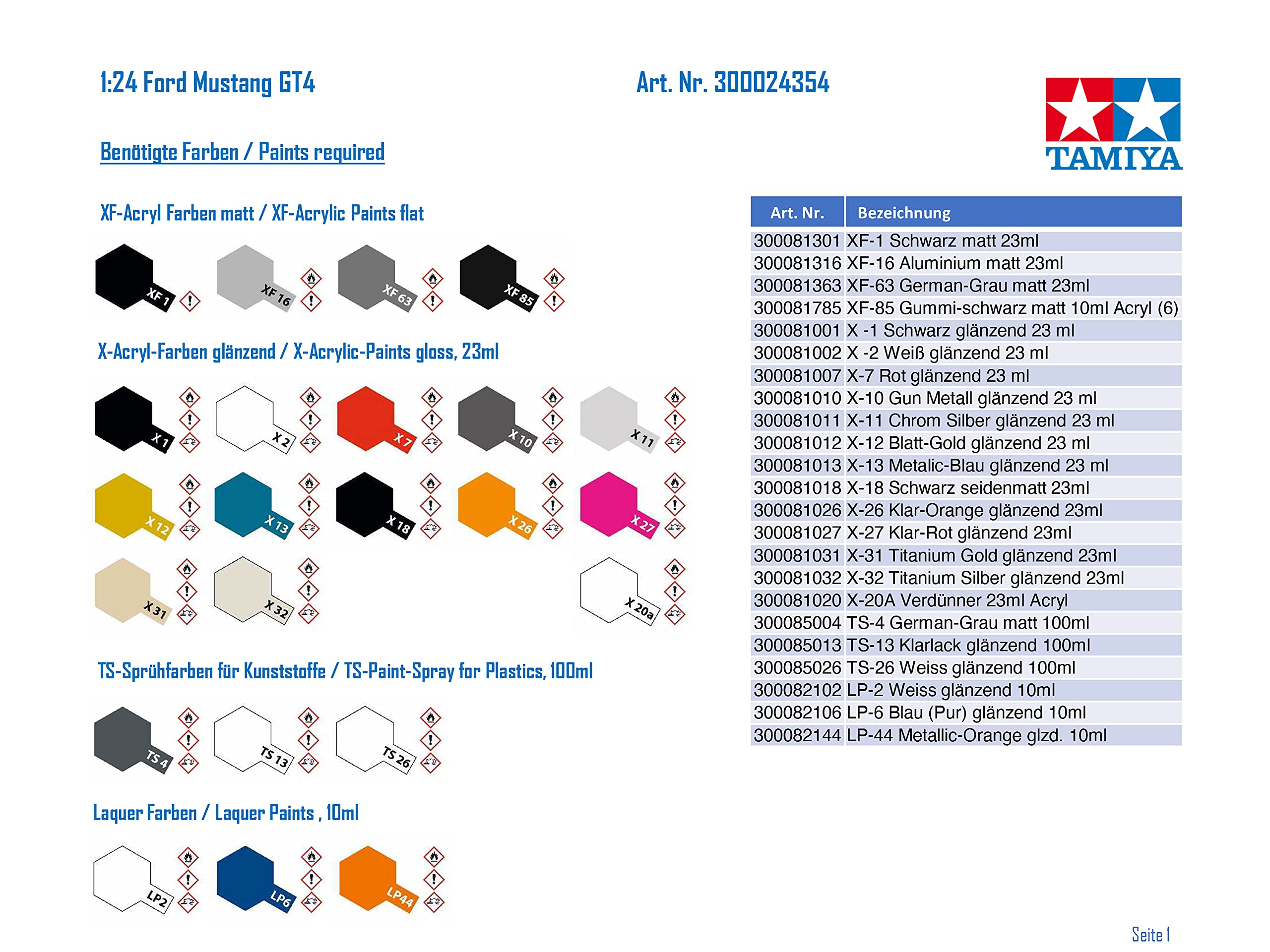 tamiya-24354-ford-mustang-gt4-bausatz-1-24-unlackiert image 3