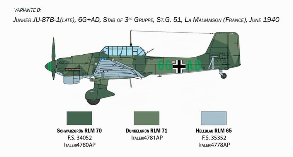 italeri-junkers-ju-87b-stuka-flugzeug-1-48-22-9-cm image 5