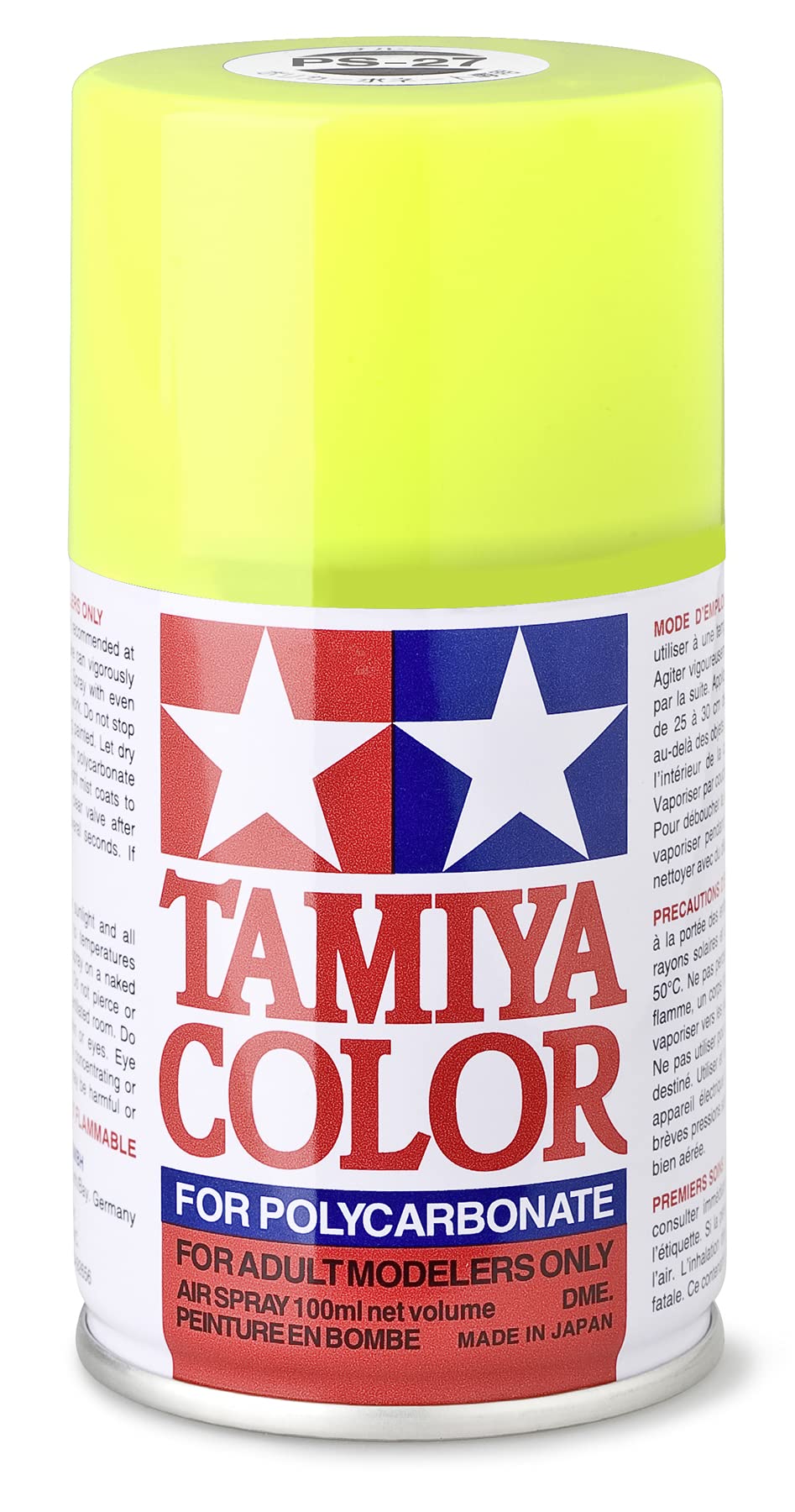 tamiya-ps-27-neon-gelb-spr-hfarbe-100ml-polycarbonat image 1