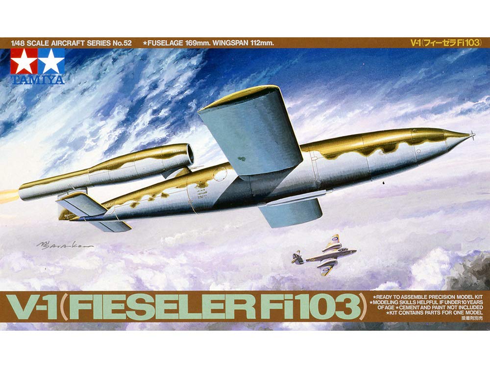 tamiya-1-48-v-1-fieseler-fi103-flugzeug-modellbausatz-unlackiert image 6