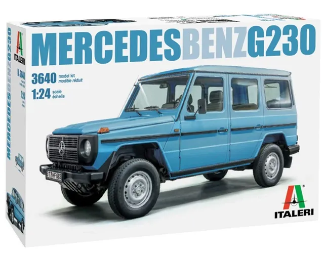 italeri-mercedes-g-230-w460-auto-bausatz-1-24-gel-ndewagen image 1